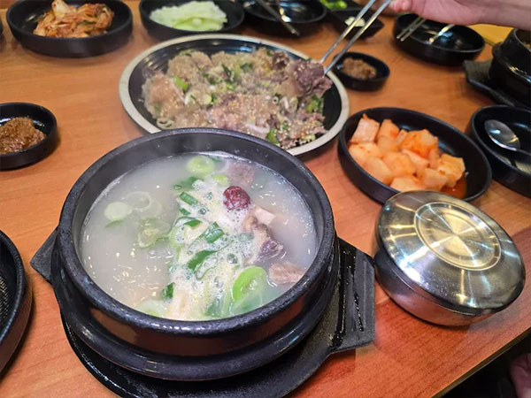 중구 삼강옥 대표 음식