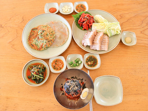 춘천시 샘밭막국수 대표 음식