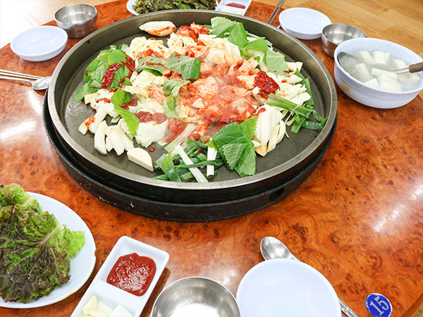 춘천시 명동우미닭갈비 대표 음식