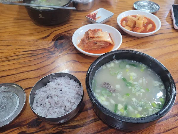 횡성군 이화곰탕 대표 음식