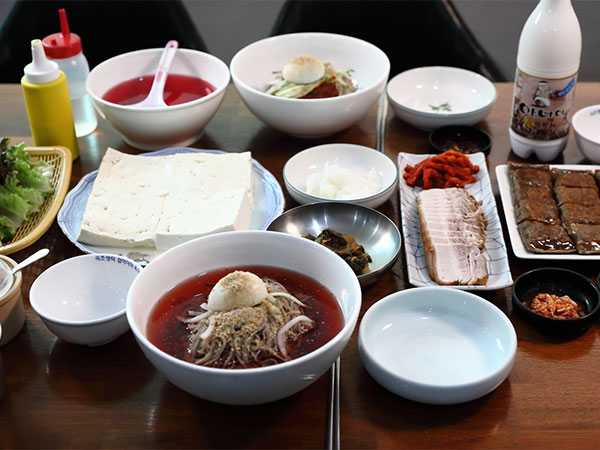 양양군 범바우막국수 대표 음식