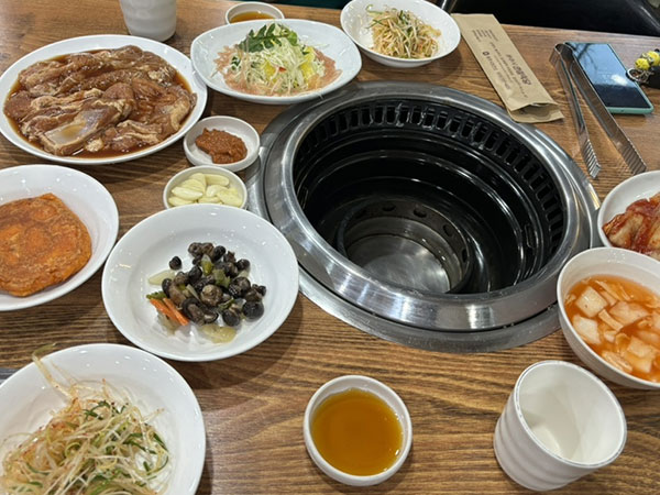 원주시 옛터숯불갈비 대표 음식