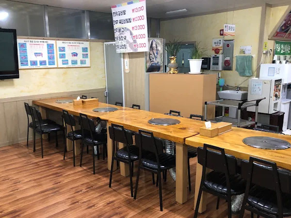 횡성군 운동장해장국 내부 인테리어