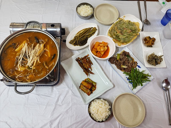 보은군 코끼리식당 대표 음식