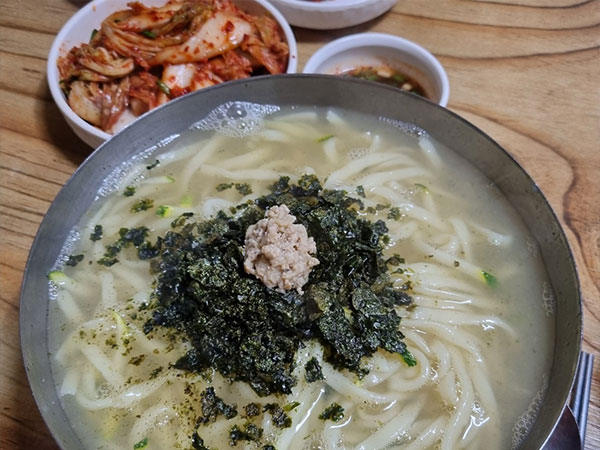 영동군 한미손칼국수 대표 음식