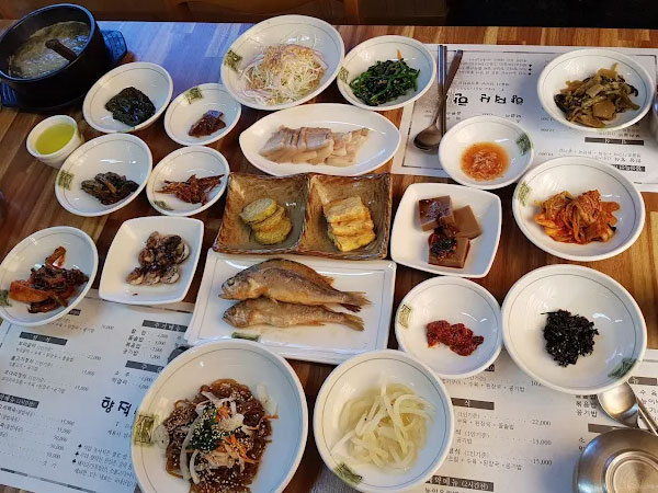 계룡시 향적산한상 대표 음식