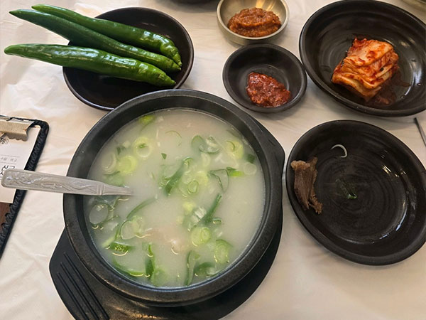 부여군 왕곰탕 대표 음식