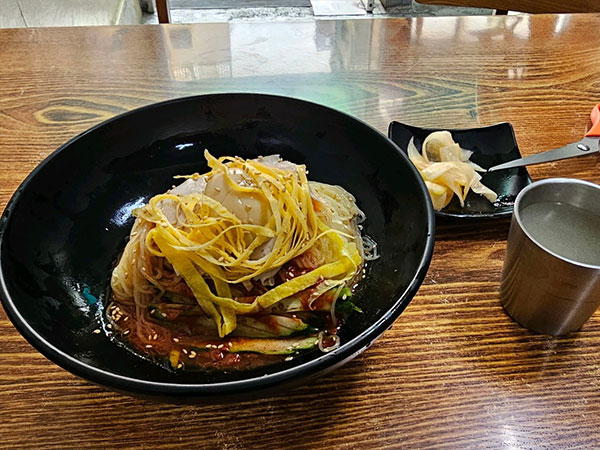 중구 대성밀냉면 대표 음식