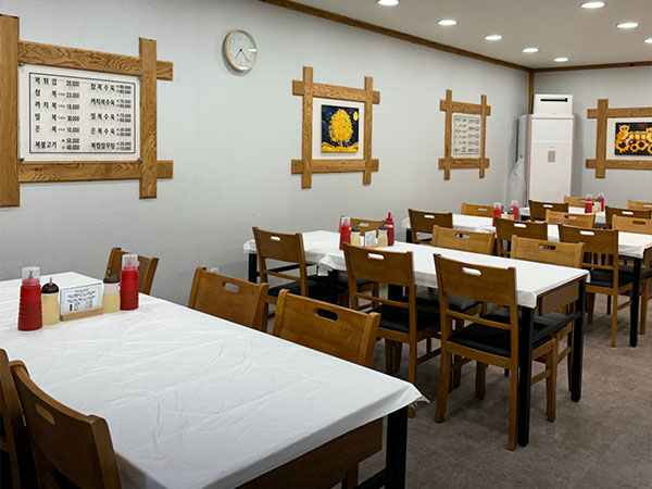 동구 영주복국 내부 인테리어
