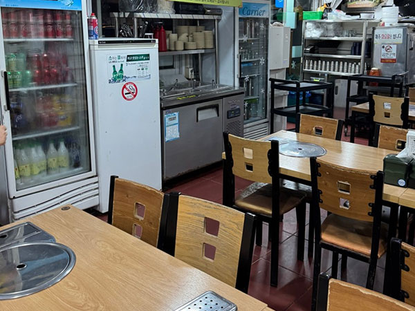 담양군 창평국밥 내부 인테리어