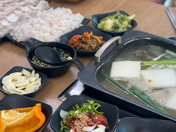 고흥군 안성장어나라 대표 음식