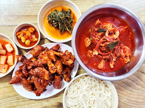 동구 적덕식당 대표 음식