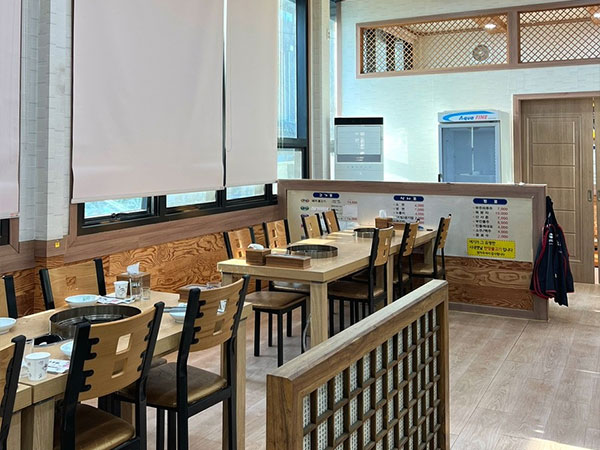 전주시 완산구 한양불고기 내부 인테리어