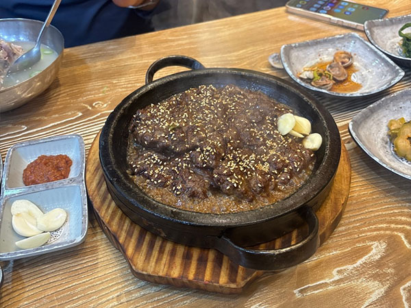 광산구 빛고을떡갈비 대표 음식