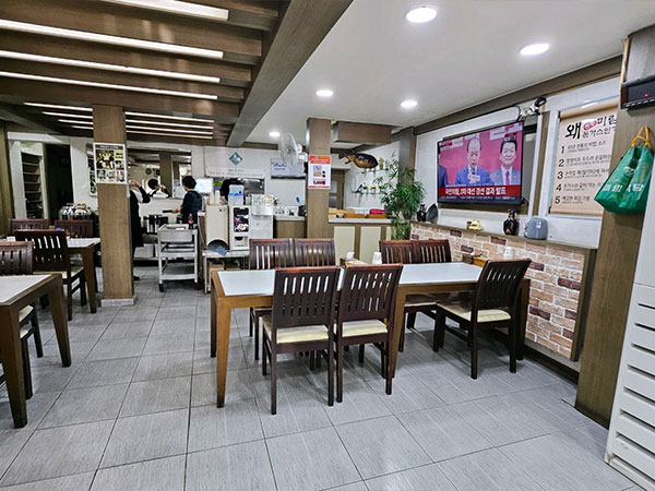 중구 미림돈까스 내부 인테리어