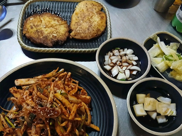 중구 교동할매빈대떡 대표 음식