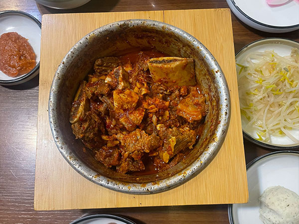중구 산호찜갈비 대표 음식