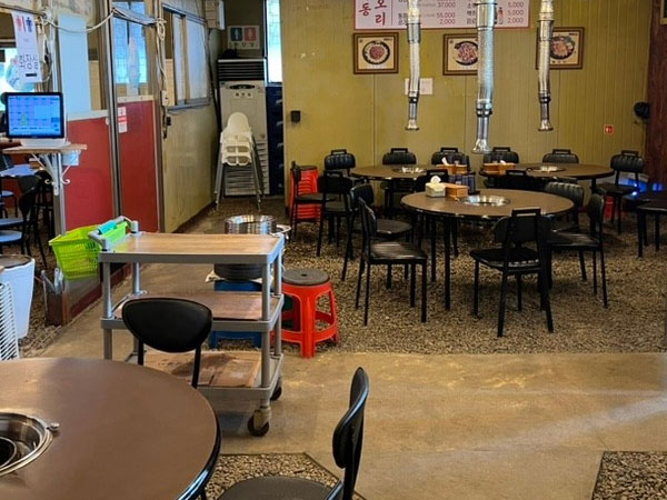 달성군 낙동생오리 본점 내부 인테리어