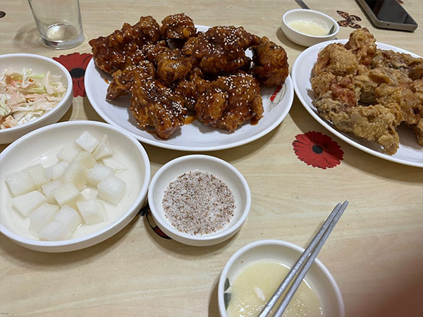 포항시 북구 청하통닭집 대표 음식