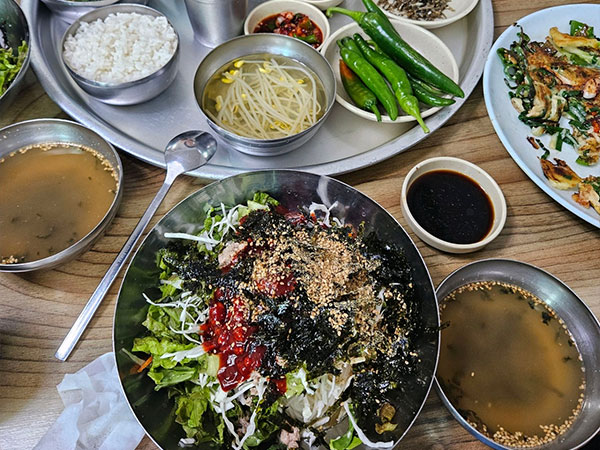 경주시 놋전국수 대표 음식