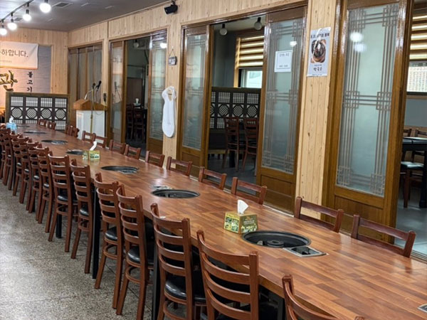 안동시 안동회관 내부 인테리어