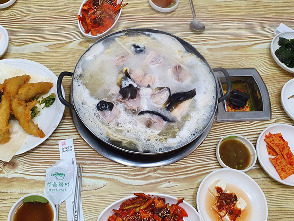 안동시 서울복어 대표 음식