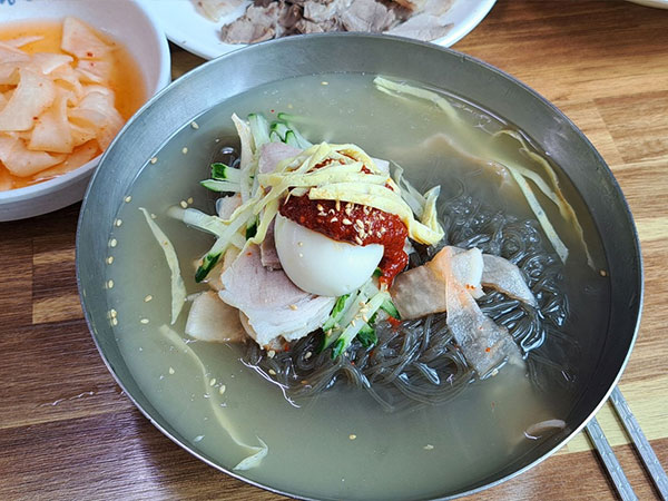 김천시 강성면옥 대표 음식