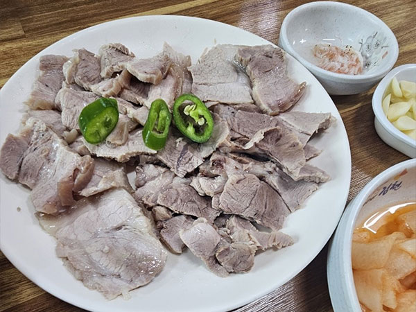 김천시 강성면옥 수육