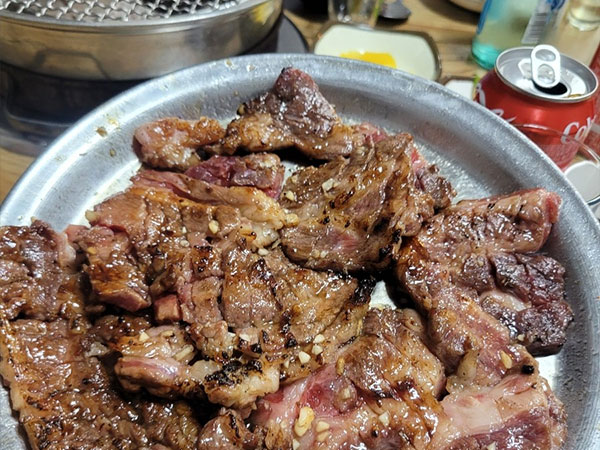 김천시 옛날집 소갈비살