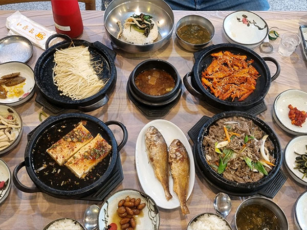 구미시 금오산고향촌 대표 음식