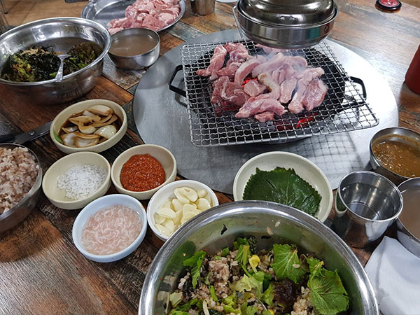 구미시 산동식당 대표 음식