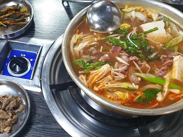 경산시 대구식육식당 소고기찌개