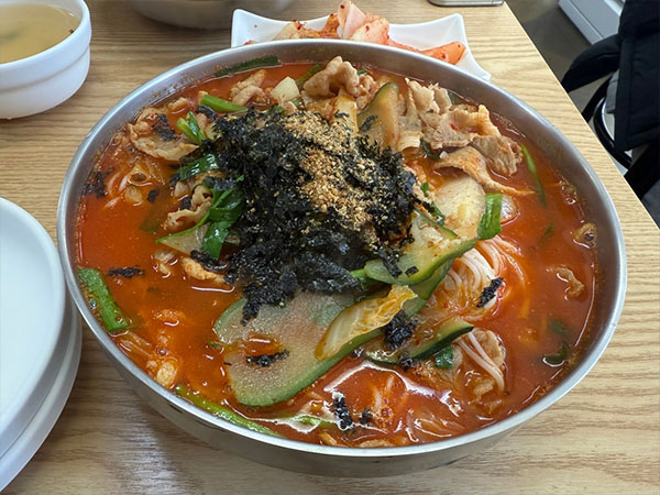 경산시 갓국수 대표 음식