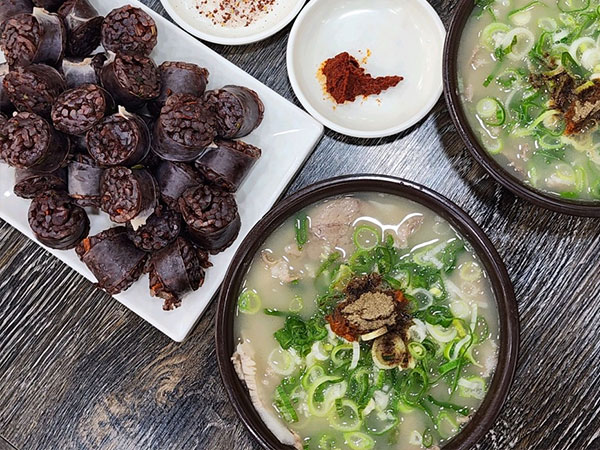경산시 청도돼지국밥 대표 음식