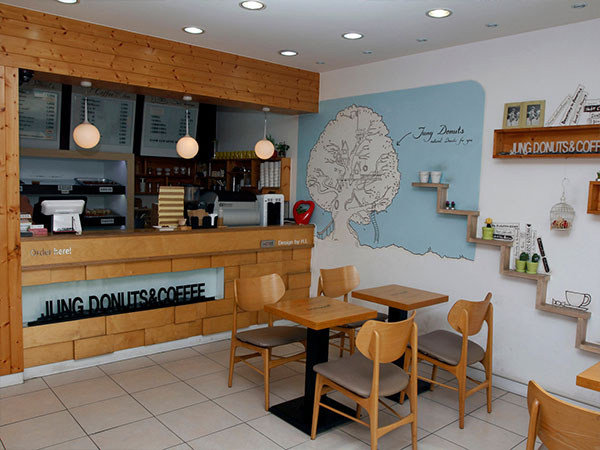 영주시 정도너츠 본점 내부 인테리어