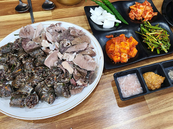 영주시 동양순대 모듬순대