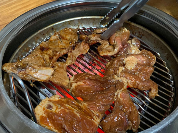 영주시 마당숯불갈비 대표 음식