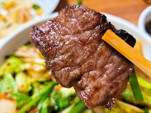 영주시 창신식육식당 한우 숯불구이