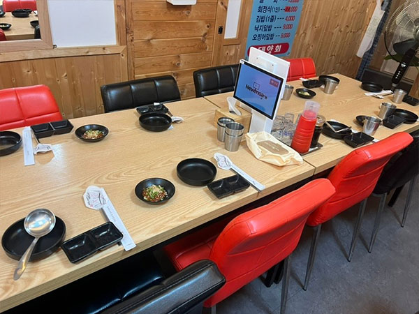 영주시 태양회식당 내부 인테리어