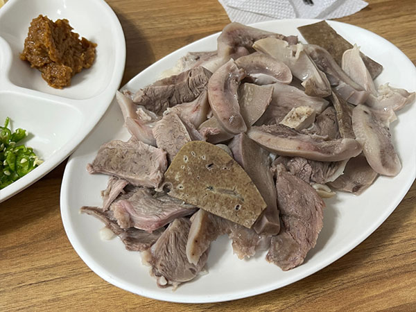 영주시 시장순대 삼겹살