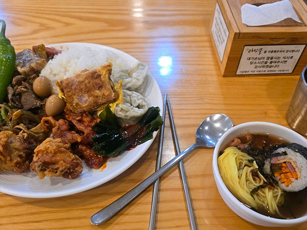 영주시 다담뜰한식뷔페 대표 음식