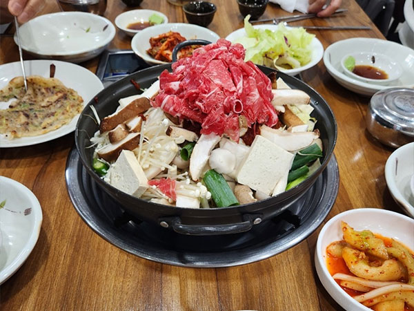 영주시 장수표고식당 대표 음식