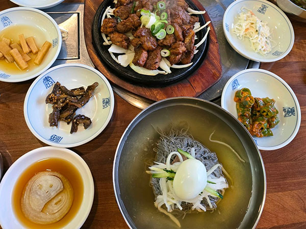 영주시 우정면옥 대표 음식