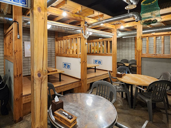 영주시 뱃놈식당 내부 인테리어