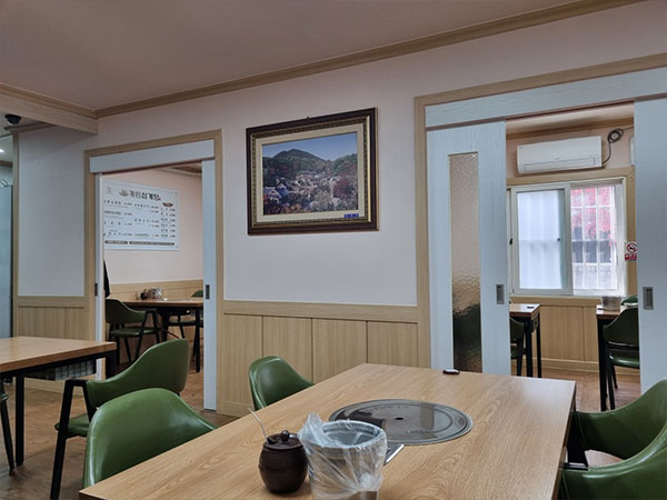 영주시 계림삼계탕 내부 인테리어