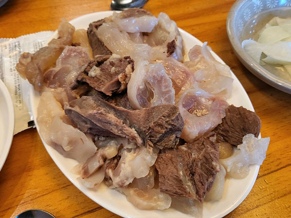 영천시 희락식당 수육