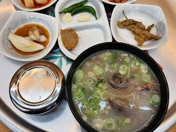 영천시 산성식당 대표 음식