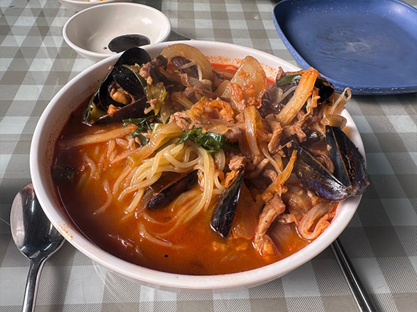 영천시 미성칼국수 짬뽕