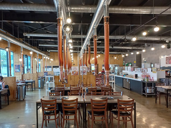 영천시 영풍대말식육식당 내부 인테리어