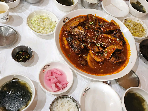 영천시 정코다리 영천은해사점 대표 음식